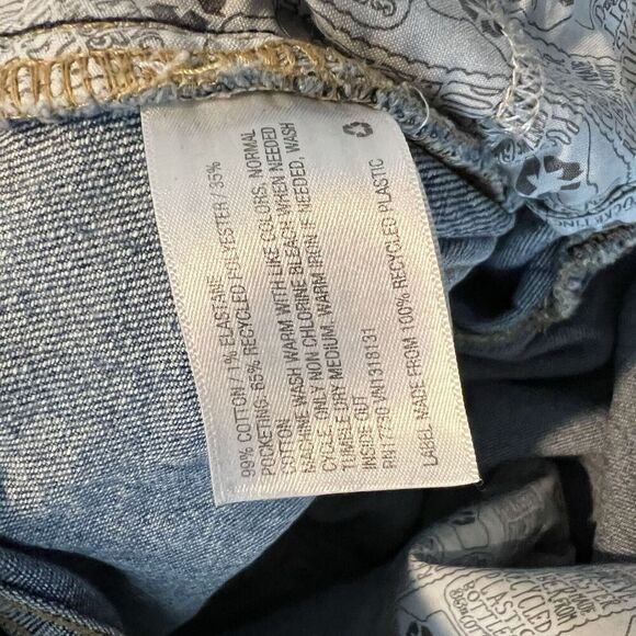 Upcycled Jeans Womens 4 Tapestry Boho Festival High Rise Art To Wear Retro - Picture 5 of 13